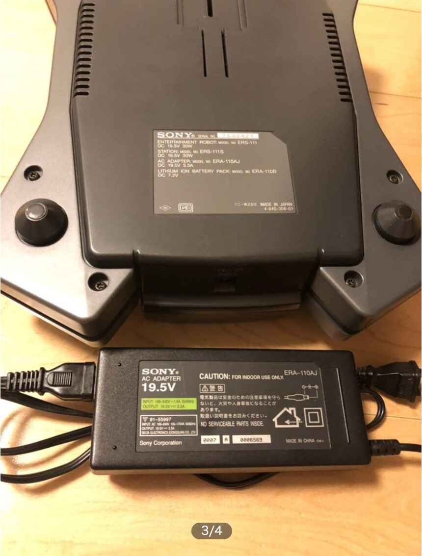 Charging station for the first generation AIBO with AC