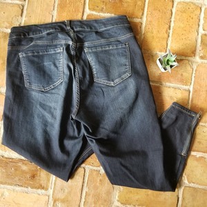 women's ankle zip skinny jeans