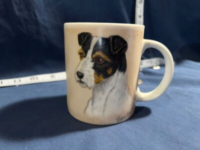 Tri-color Jack Russell Terrier Vintage Mug by Barnhart