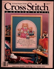VNTG Cross Stitch Country Crafts March April 1982 32 Projects