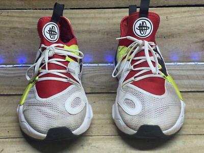 Nike Huarache Edge Txt Shoes Men\'s Size 13 White University Red Volt Black NEW Nike Huarache EDGE TXT White/Volt/University Red/Black  main image 3