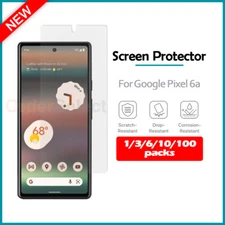 1-100 Lot LCD Ultra Clear HD Screen Protector for Android Phone Google Pixel 6a