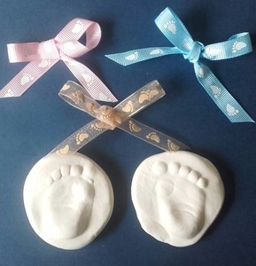 Ivoire De Sechage A Air Bebe Main Imprimer Imprimer Clay Impression Empreinte Kit Casting Ebay