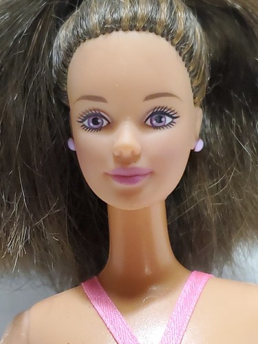 1998 Barbie Florida Vacation Teresa Doll Pink Animal Print Swimsuit +Accessories - Picture 2 of 15