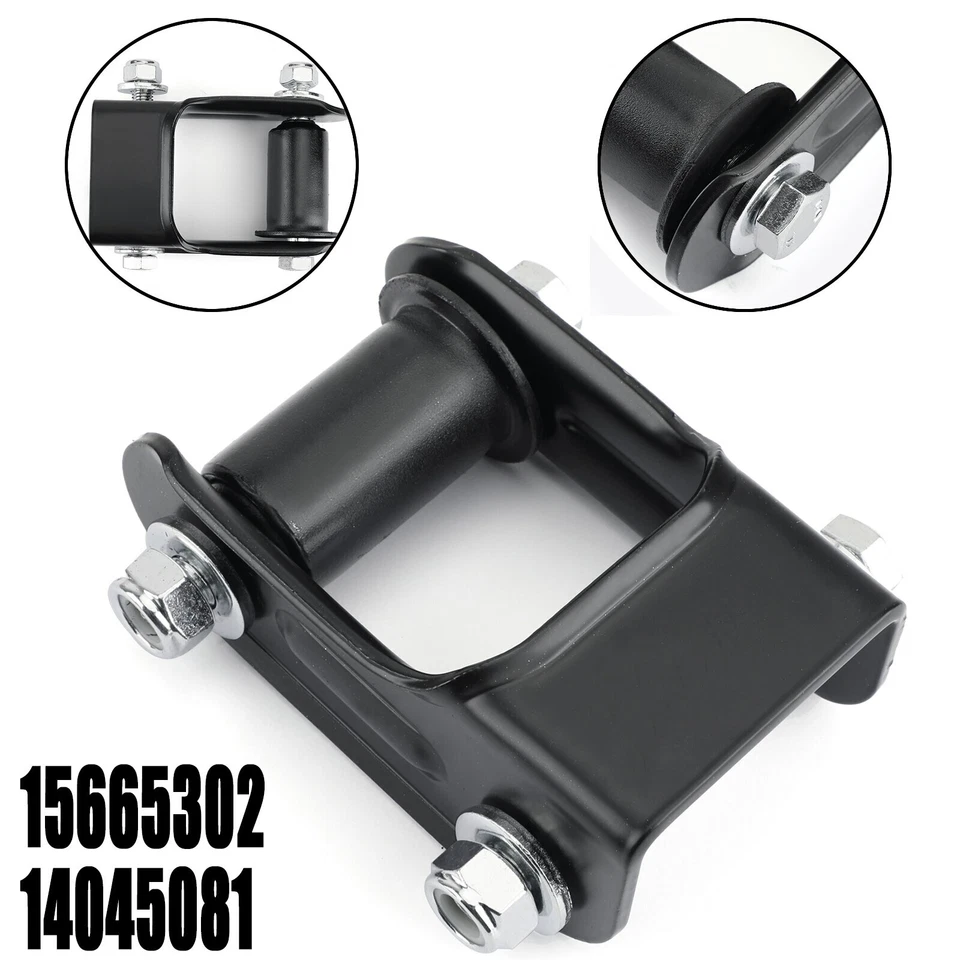 Leaf Spring Shackle Rear Lelf & Right For Chevy Blazer S10 Gmc Jimmy S15 722-028 - Image 3 of 4