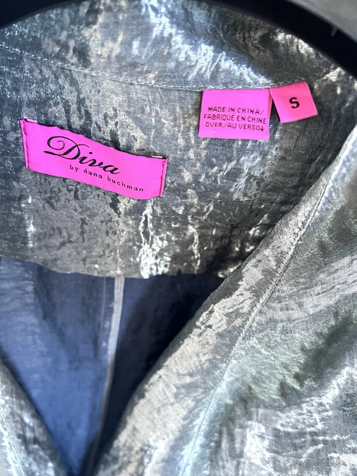 Diva By Dana Buchman Vintage Capelet en Negro ¡NUEVO CON ETIQUETAS Con Bolso Garmout!🔥 Foto 2 de 4