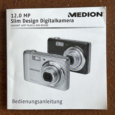 Medion 12.0 MP Slim Design Digitalkamera  - Anleitung