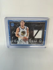 🏀Rare Game Worn 2017-18 Panini Cornerstones Klay Thompson Fractured Patch GSW