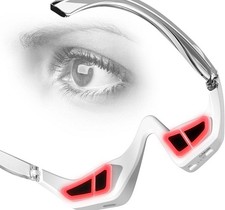 Under Eye Red Light Therapy Glasses, Red Light Therapy for Eyes with Microcurren