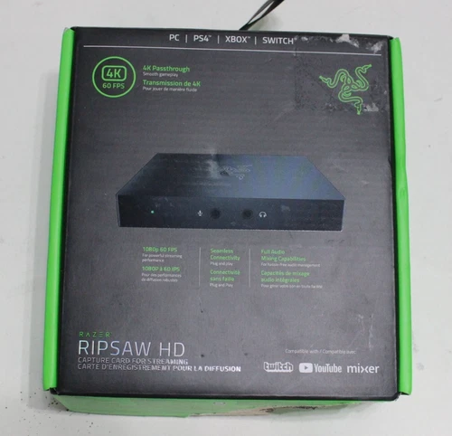 Razer Ripsaw HD Game Streaming Capture Card (NEW/OPEN BOX)
