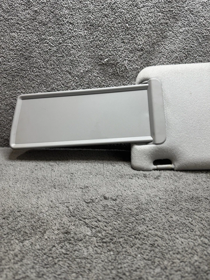 2000-2004 Mitsubishi Montero Sport Sun Visor Passenger  Side Gray Right Side OEM - Image 3 of 4