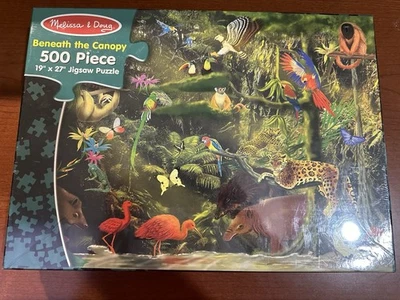 Melissa & Doug Beneath the Canopy 500-Piece Jigsaw Puzzle NEW SEALED - Image 1 of 2
