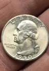 1950 D Washington Quarter 90% Silver US Coin