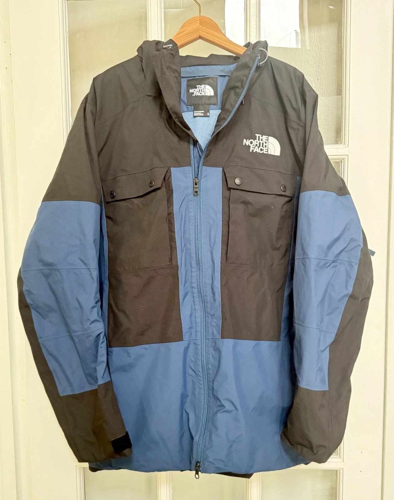 The North Face X Vans Balfron Snow Jacket Mens DryVent Blue Black Size XL