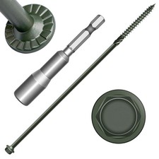 14 x 10 Inch Exterior Lag Screws Structural Deck Wood Heavy Duty 20 PCS