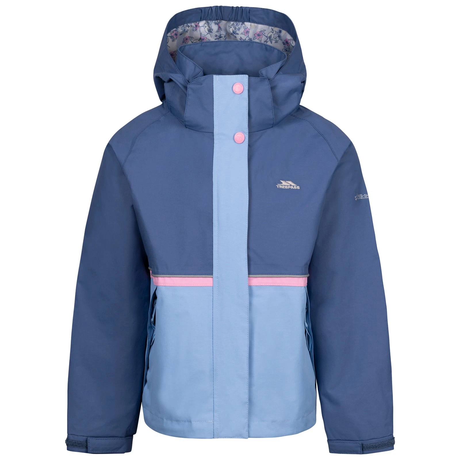 Trespass Girls Jacket Waterproof Windproof Detachable Hood - Allora
Opens in a new window or tab