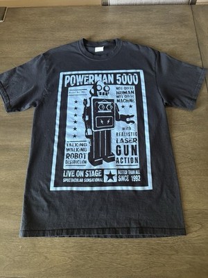 Powerman 500 Band Tour  Black T-shirt All Size S to 5XL LL608
