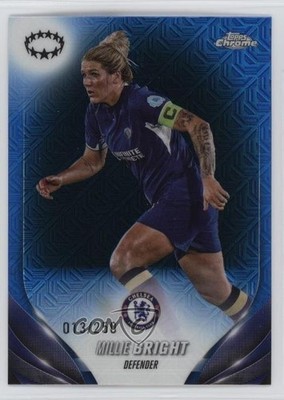2023 Chrome UEFA Women's Champions League Blue Mojo Refractor Millie Bright 1pe7