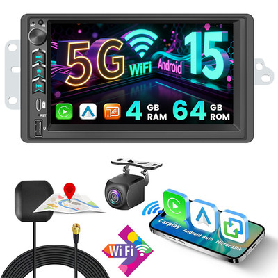Android 15 Car Stereo Radio GPS For 2003-2006 GMC Chevrolet Chevy Carplay Camera