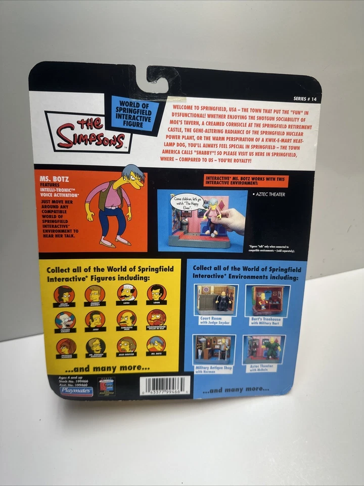 Juego Los Simpson (5) Serie 14 Figuras Luigi Boltz Louie Hoover Sarcast Playmate Foto 3 de 4