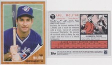 1986-2026 PAUL MOLITOR Topps Panini MILWAUKEE BREWERS Choose Your Card HOF Fleer