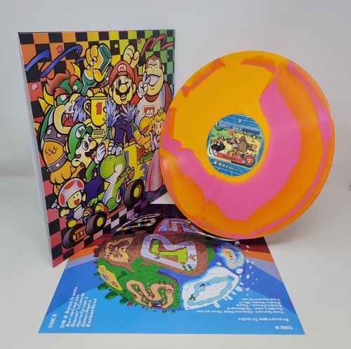Super Mario Kart Vinyl LP Record OST VGM Super Nintendo SNES Not ...