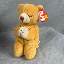 Ty Beanie Baby Hope Praying Bear Retired March 23 1998 Rare Tag Errors Retro Toy