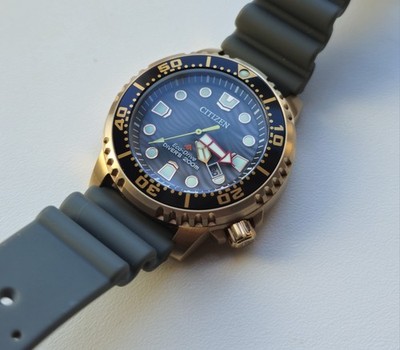 時計 CITIZEN e168-s081483 DIVERS ECO-DRIVE Citizen Eco Drive 200m Divers Watch E168-A14ST07 Rose Gold & Grey