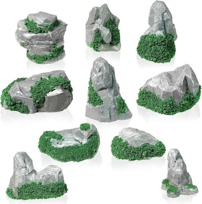 Miniature Resin Rocks Set for Diorama Landscaping Garden Model Train Sand Table