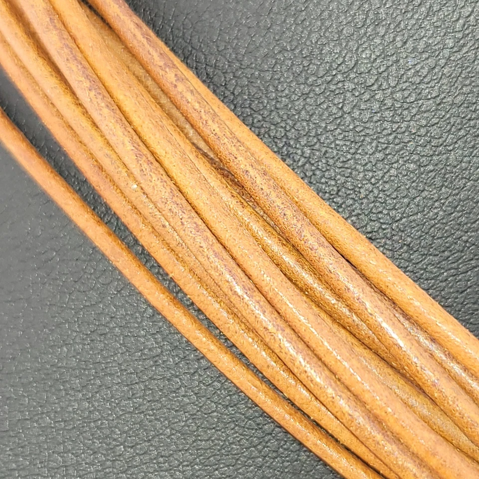 Collar de cuero marrón colgante de plata esterlina Israel Simon Sebbag Designs Foto 4 de 4