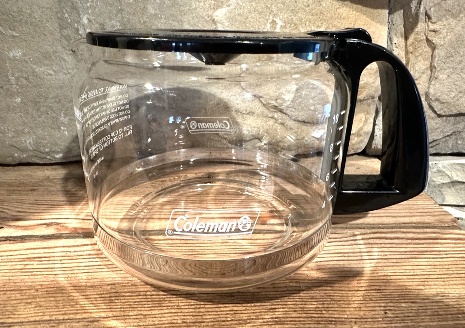 Coleman Replacement Outdoor Camping Drip Style 10 Cup Coffee Maker Carafe 5008 - Image 3 of 4