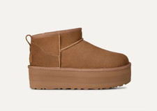 UGG Women's Classic Ultra Mini Platform Boot Chestnut with Original Box 1135092