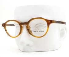 Giorgio Armani Eyeglasses AR 7264U 6163 Glasses Striped Honey Brown 47mm w/case