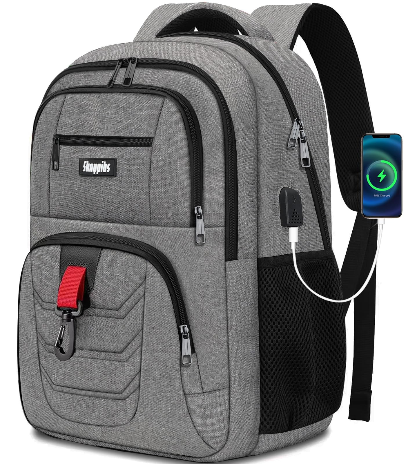 Durable 15.6 Inch Laptop Backpack for Boys Teens Men Women School College Work