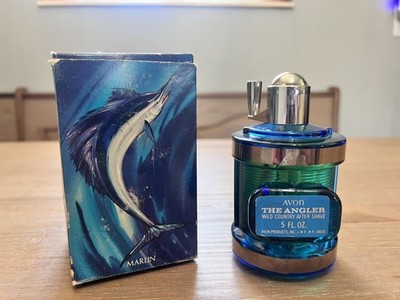 Vintage AVON - The Angler - Wild Country After Shave Full Bottle With Box