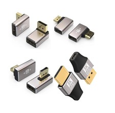8K 60Hz DP1.4 Adapter DisplayPort male to female coupler Converter for Laptop PC