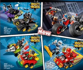 Lego Mighty Micros Full Set 1 + Set 2 # 76061 to # 76073 (Sealed BRAND NEW) VHTF