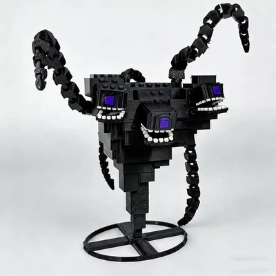 Articulated Wither Storm, Flexi Fidget Toy, 3D Printed