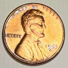 1953 S Lincoln Wheat Cent Penny Red BU  "Actual Coin Pictured"