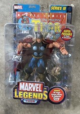 Marvel Legends Thor Series 3 2002 Toy Biz Action Figure w  Comic Book