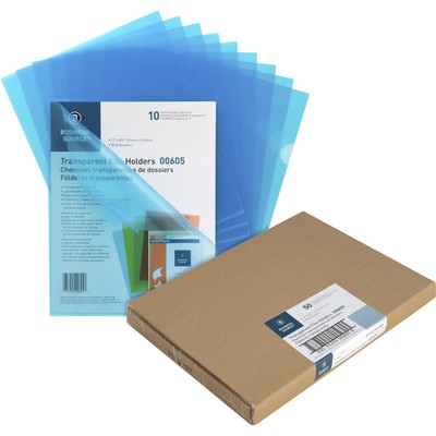 BSN00605BX - Transparent Poly File Holders
