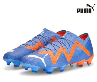 PUMA Future Ultimate FG/AG Blue/White/Ultra Orange US Size 6.5 | eBay