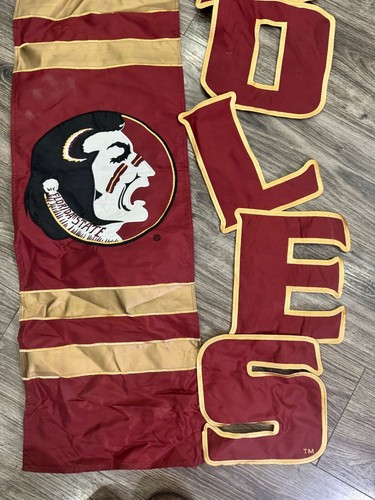 Bandera vintage de los seminoles del estado de Florida con logotipo y "noles" - Imagen 5 de 5