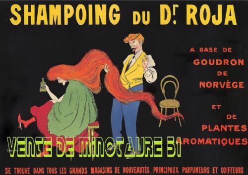Pub - Shampoing du Doc Roja - Goudron de Norvège - affiche plastifiée - Photo 1/12