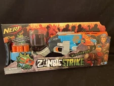 NERF Zombie Strike Sledgefire Blaster New Open Box Missing Darts