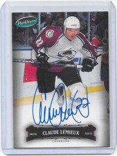 2006-07 UD Parkhurst hockey Claude Lemieux auto card #115 COLORADO AVALANCHE