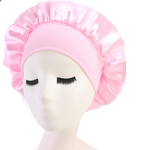 Sleeping Bonnet Hair Wrap Silk Satin Cap Women Elastic Night Soft Cap Headwear - Picture 14 of 25