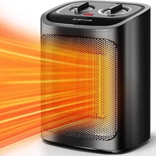 Space Heater, 1500W Portable Electric Heaters for Indoor Use, PTC Ceramic Hea...