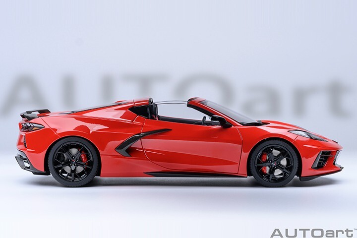 AUTOart CHEVROLET CORVETTE C8 STINGRAY Z51 1/18 TORCH RED 71282 | eBay