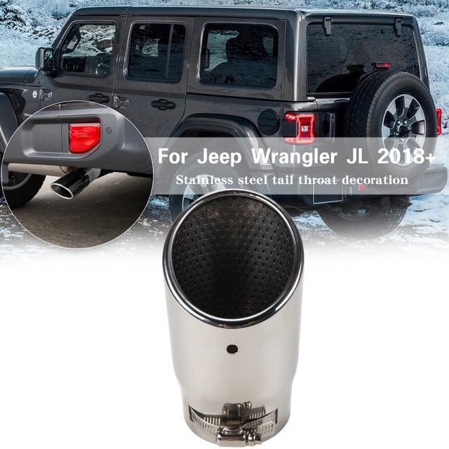 Rear Exhaust Muffler End Tail Pipe Outlet Tips Fit For 2018 Jeep